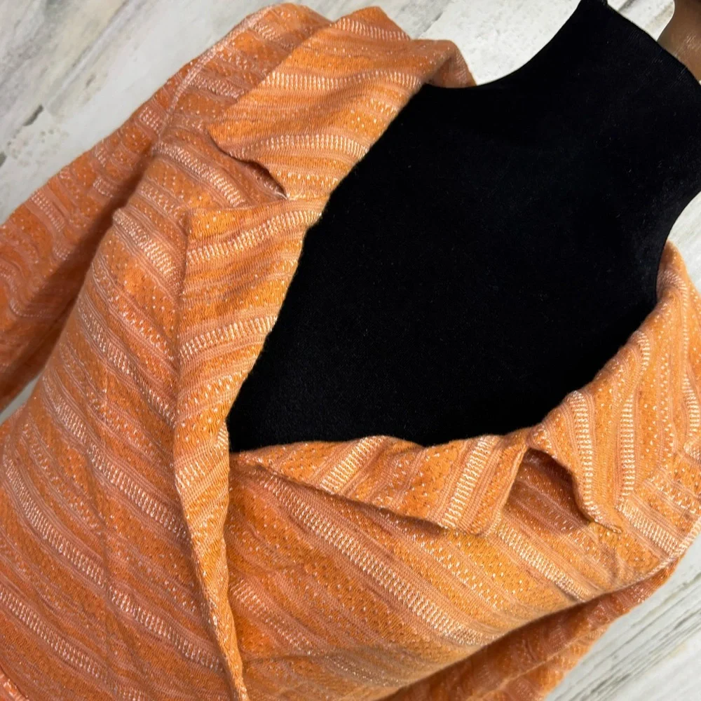 Free People Eloise Boho Orange Wrap Crop Top‎